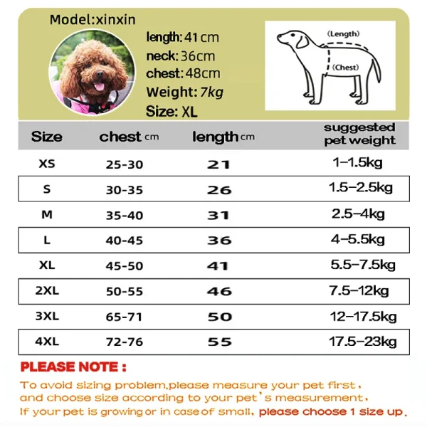 Dog Jacket Dogs Water Resistant Clothes - Image 6